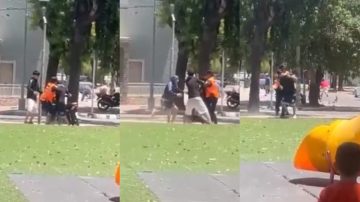 La Banda: joven luchó contra un policía y sus amigos aprovecharon para “rescatar” su moto