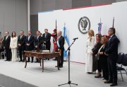 Juró el Gabinete de Suárez e inició una nueva era en la gobernación de Santiago del Estero
