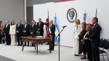 Juró el Gabinete de Suárez e inició una nueva era en la gobernación de Santiago del Estero