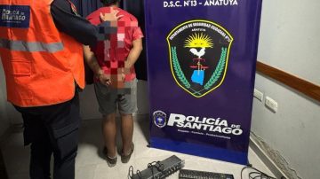 Detienen a un joven y recuperan equipos de sonido robados de un templo evangélico en Bandera