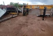 Fuerte temporal azotó a Santa Cruz Norte y La Fortuna en Alberdi
