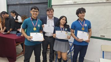 Medallas de oro en química para alumnos de la Escuela Técnica N° 3