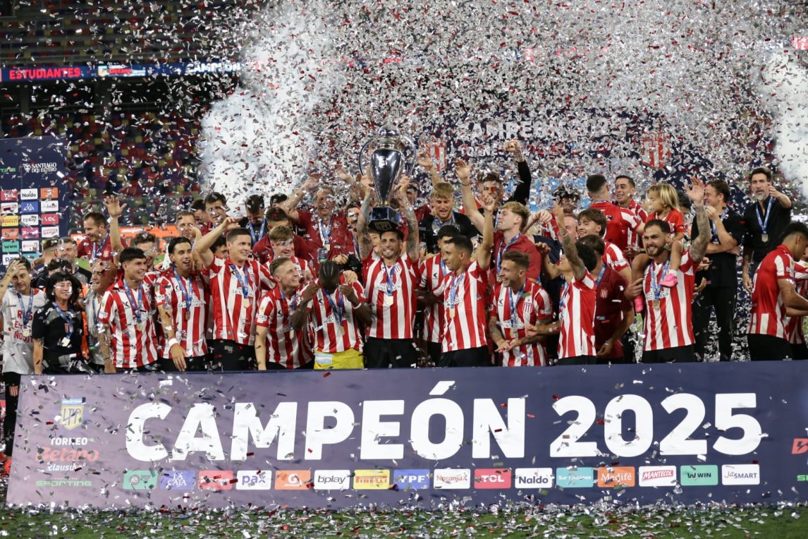 ESTUDIANTES DE LA PLATA CAMPEÓN: le ganó por penales a Racing y festejó en Santiago del Estero