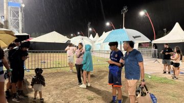 Tras una jornada agobiante, la lluvia trajo alivio a la ciudad