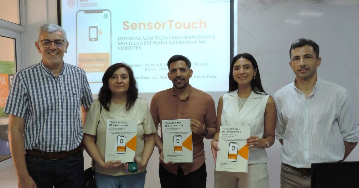 Estudiantes de la UNSE crearon una app que facilita la comunicación a personas invidentes