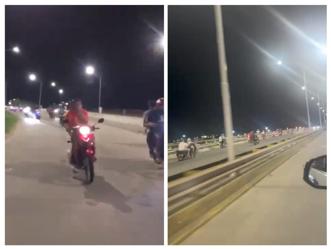 Con accidente incluido: denuncian “picadas ilegales” en la Autopista La Banda Santiago