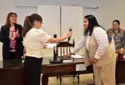 Deliberante: Juró Karina Lastra como concejal en reemplazo de la CPN Yanina Iturre