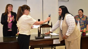 Deliberante: Juró Karina Lastra como concejal en reemplazo de la CPN Yanina Iturre