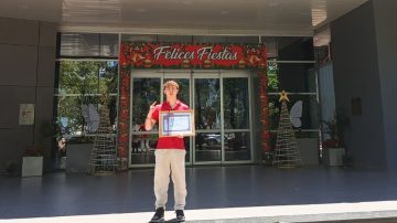 El joven piloto Jorge Bruno fue distinguido en la Cámara de Diputados