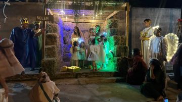 Emoción y fe en La Banda: realizaron una conmovedora representación del Pesebre Viviente en Villa Inés