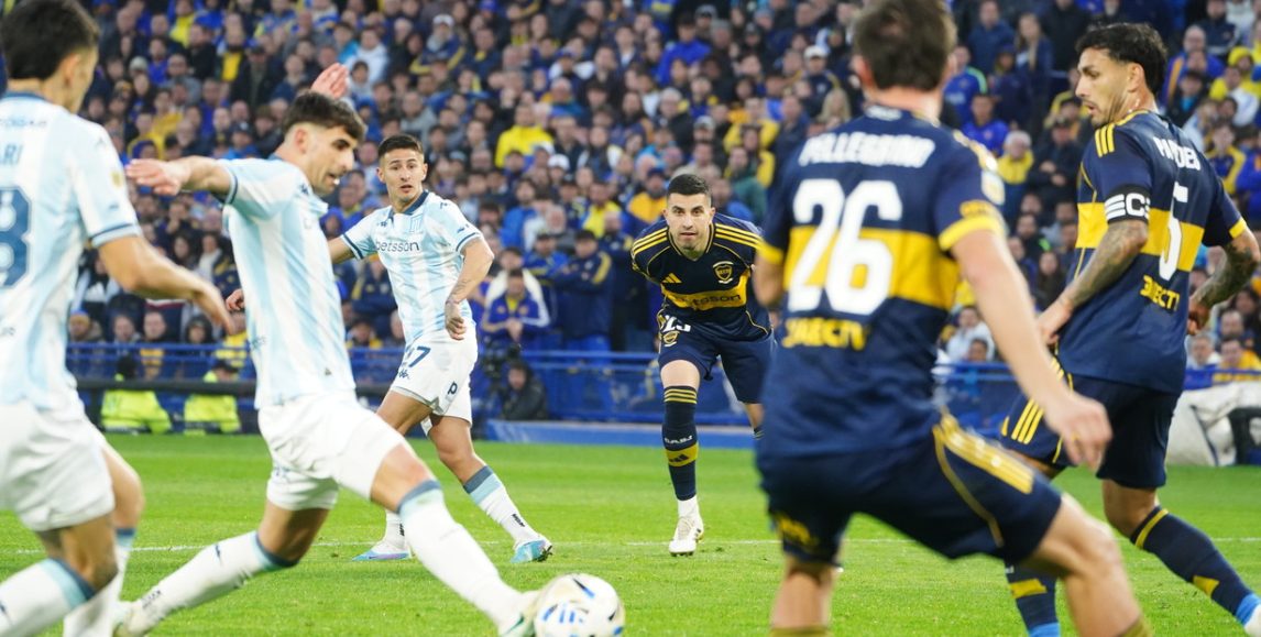 EN VIVO: Racing le gana a Boca con un cabezazo de Maravilla Martínez en la Bombonera