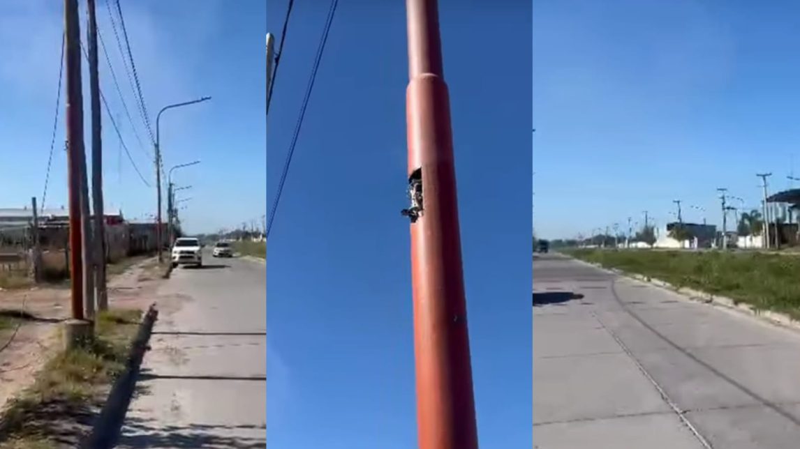 Grave denuncia: vandalizaron más de 36 columnas de alumbrado para robar cables