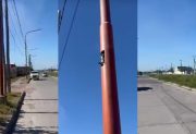 Grave denuncia: vandalizaron más de 36 columnas de alumbrado para robar cables