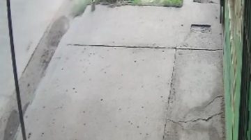 El milagro de Navidad: derrapó con su moto, chocó contra un poste y se salvó