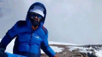 Loreto en lo más alto: Maximiliano Marcone conquistó la cumbre del Aconcagua