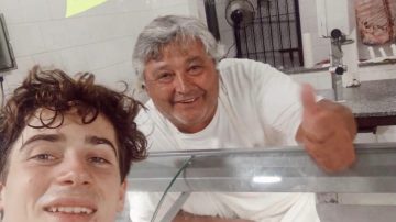 El Colapinto de la gente: simple, cercano y como uno más en sus vacaciones