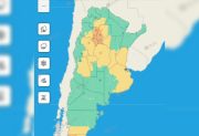 Emiten alerta naranja para varias zonas de la provincia, incluida Capital