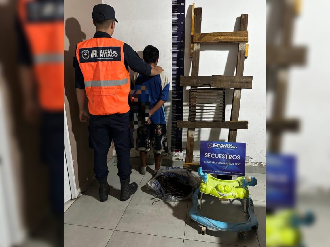 Robó un andador para niños y la policía lo atrapó al poco tiempo