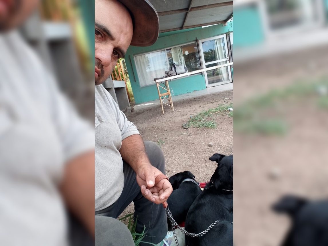 Viaja a pie con sus perros rumbo a Buenos Aires y pide ayuda para poder seguir adelante