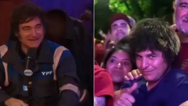 El insólito encuentro de Milei con su “doble chacarero”: “Hay que regalarle un mameluco”