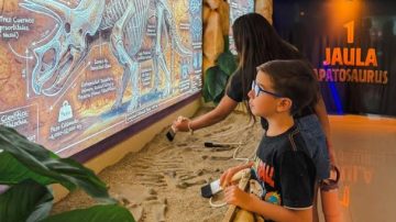 “Mundo Jurásico”, la muestra inmersiva para aprender sobre dinosaurios ya se puede visitar en el CCB