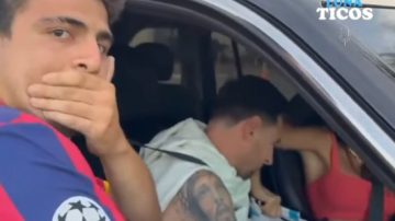 Un cruce inolvidable: Messi y Antonela hicieron realidad el sueño de un rosarino