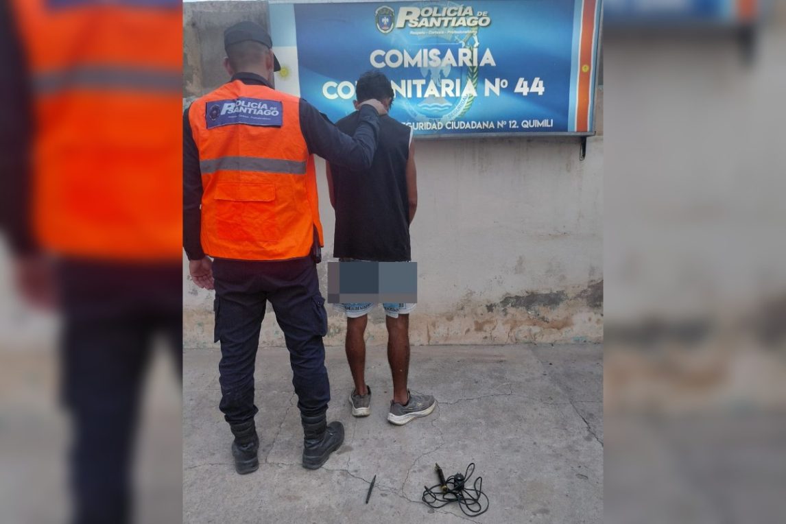 Recuperan elementos robados y aprehenden a un delincuente en Tintina