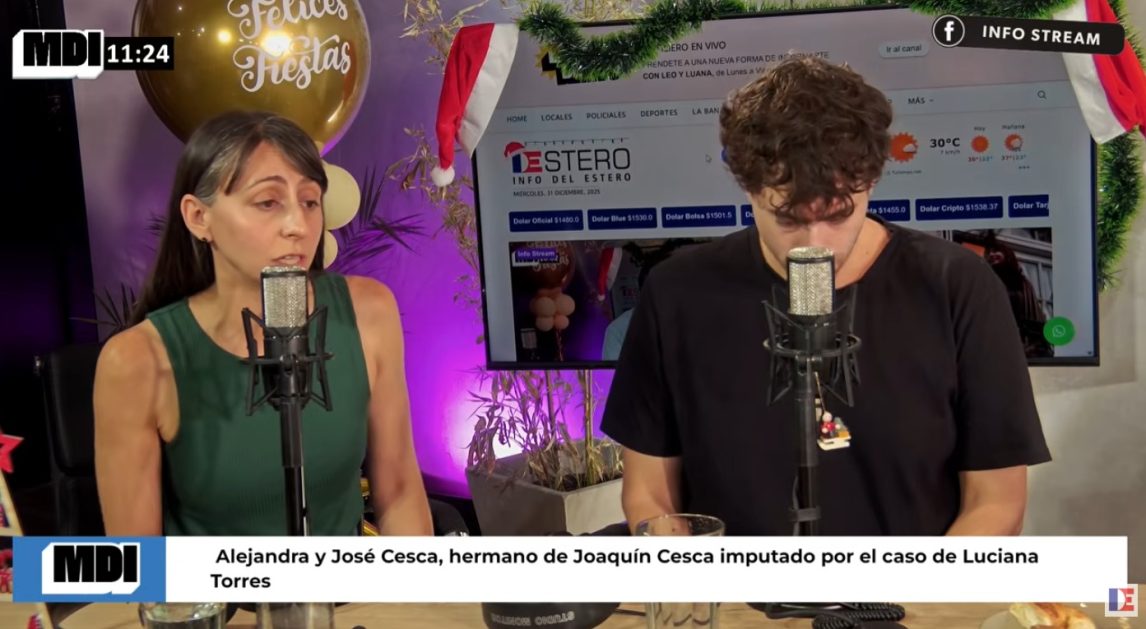 José Cesca sobre Joaquín en MDI: “Mi hermano es un perejil por presión mediática, Luciana se suicidó”