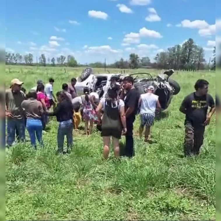 Grave accidente en la Ruta 34: Un niño resultó herido tras el vuelco de una camioneta