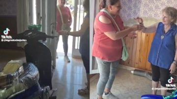 Una familia de Los Juríes sorprendió a su empleada con un gran obsequio
