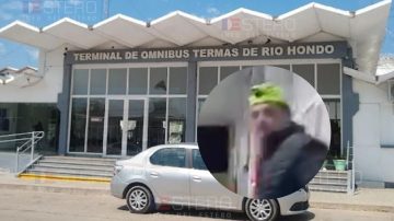VIDEO | Salvaje agresión a un paciente oncológico en la terminal de Las Termas