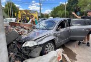 Brutal accidente en La Banda entre dos autos: dos menores heridos de consideración