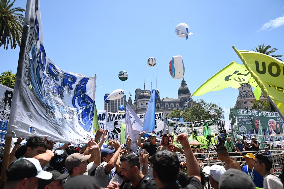 La CGT se movilizó en rechazo a la reforma laboral: “Está escrita y redactada muy maliciosamente”