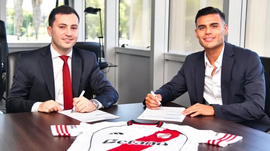 River oficializó a Fausto Vera como su primer refuerzo para 2026