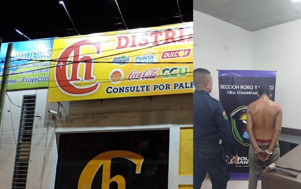 Barrio Almirante Brown: aprehendieron a un hombre cuando intentaba ingresar a una distribuidora