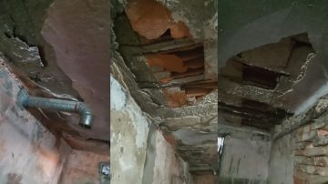 Dramático pedido de ayuda de una madre del Almirante Brown: su casa está en peligro de derrumbe