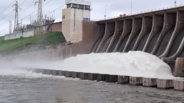 Máxima erogación de agua desde el Dique El Frontal en lo que va del año