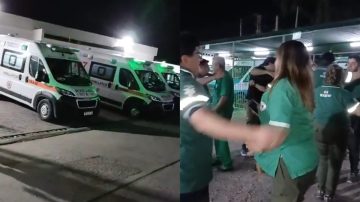 Entre sirenas y cumpliendo su vocación: así recibieron el Año Nuevo los trabajadores del SEASE 107