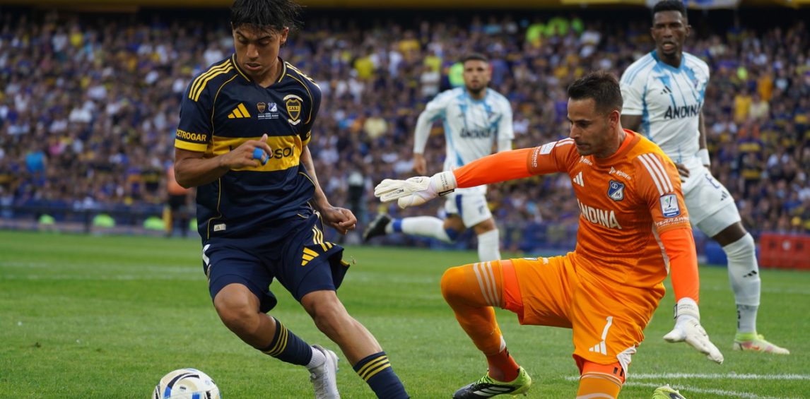 Zeballos falló un penal sobre el final y Boca empató con Millonarios en La Bombonera