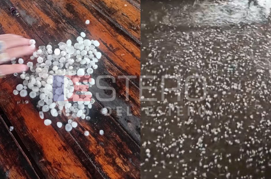 Fuerte granizo y lluvia torrencial azotaron a la localidad de Vinará