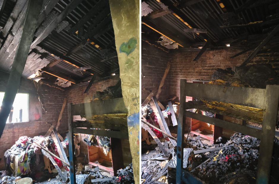 Una familia de Vinara necesita ayuda urgente tras perder su casa en un incendio