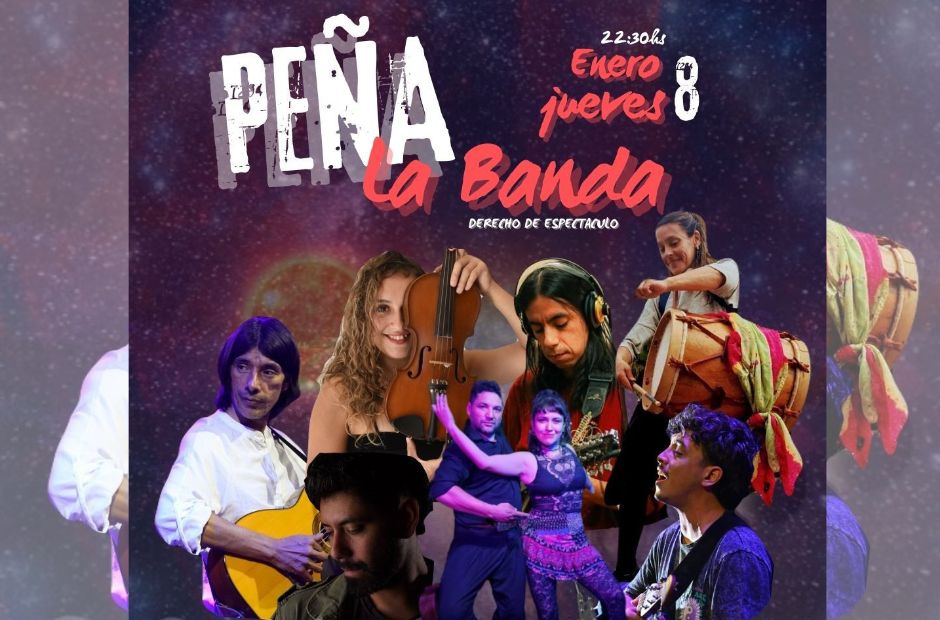 Taller de folklore y una gran peña en La Banda