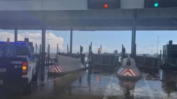 Tragedia en Córdoba: un temporal derribó las cabinas de peaje y murió un trabajador