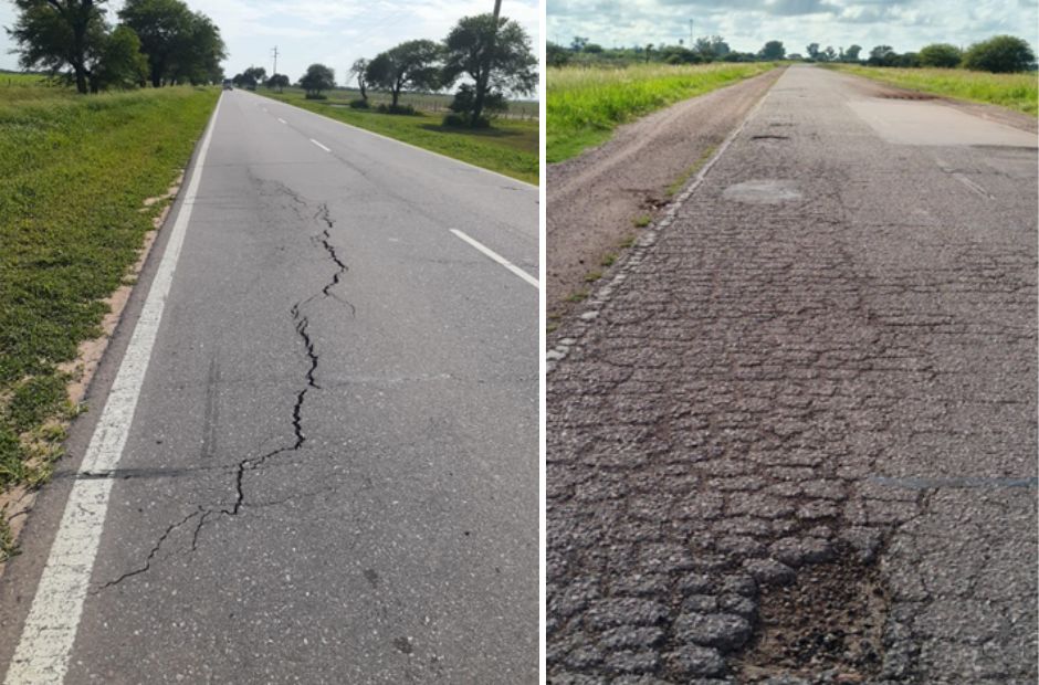 Peligro en las rutas de Santiago: denuncian estado “catastrófico” y una parálisis total de Vialidad Nacional