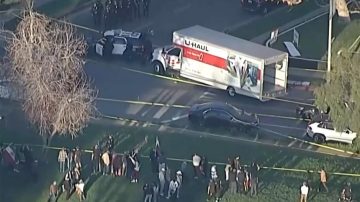 Los Ángeles: un camión avanzó sobre una multitud de manifestantes en una marcha contra el régimen iraní