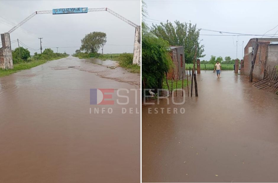 Temporal en el interior provincial: El Arenal bajo agua tras una fuerte tormenta