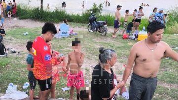 Guardavidas rescataron a dos niños en el Río Dulce