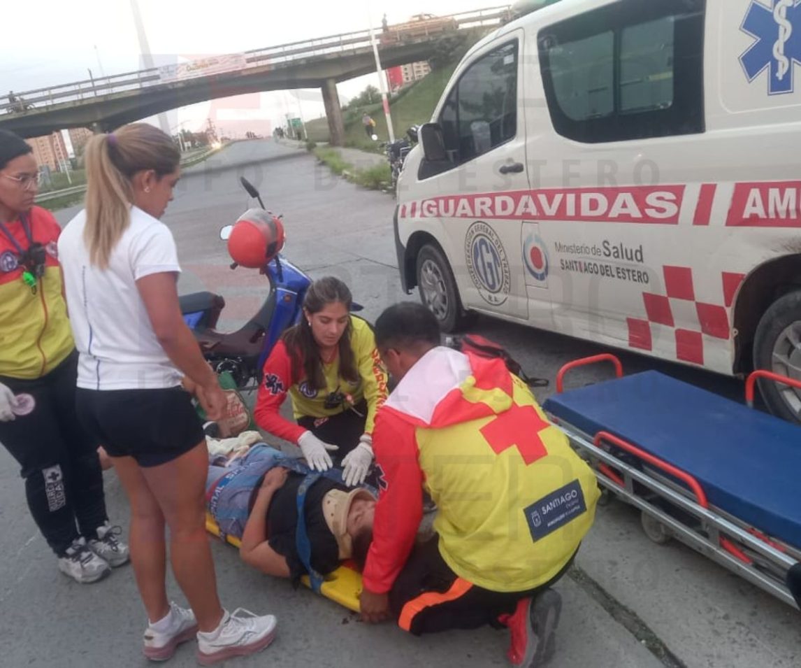 Doloroso incidente vial en la autopista Santiago – La Banda