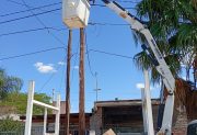 Electricidad de la municipalidad de Capital colocó y renovó más de 360 luminarias Led durante las primeras semanas del año