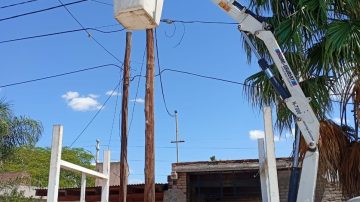 Electricidad de la municipalidad de Capital colocó y renovó más de 360 luminarias Led durante las primeras semanas del año